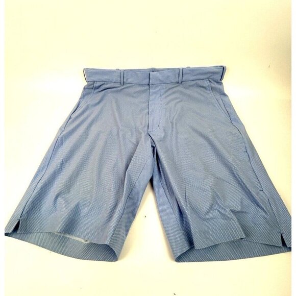 Polo Ralph Lauren Men's Golf Stretch Nylon Shorts Light Blue Polka Dot Size 35 - Picture 1 of 6